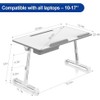 Besign LT06 Pro Adjustable Foldable Laptop Table Large Size Portable