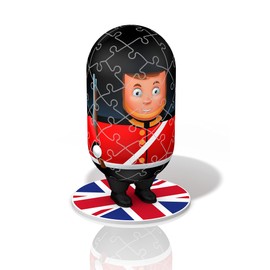 Ravensburger London Royal Guard Shaped 3D Jigsaw Puzzle for Kids Age 6 Years Up - 54 Pieces - No Glue Required