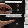 100 Pcs Black Screw Caps Phillips Screw Cap Anti Rust