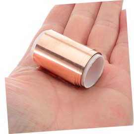 ULTECHNOVO 1roll Versatile Copper Sheet Roll Sturdy Thick Copper Foil Plate for Crafting and Electrical Projects for Circuit Connections and Creative Crafts