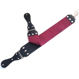 Quality Extra Wide Real Leather Straight Cut Throat Razor Strop/Sharpning Belt.