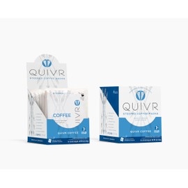 Quivr Steeped Coffee Packs Freshly Ground Nitro Sealed Dark Roast Single Serve (Original, 2 Pack)