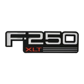 Dennis Carpenter Ind Front Fender Emblem F-250 XLT 1992-96 Ford Truck F2TZ-16720-F