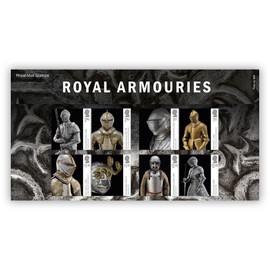 Royal Armouries Stamps Presentation Pack from Royal Mail (Stamps affixed Version)