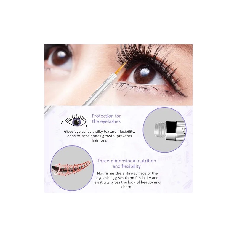 Bioaqua Sérum Para El Crecimiento De Cejas, Pestañas, Línea