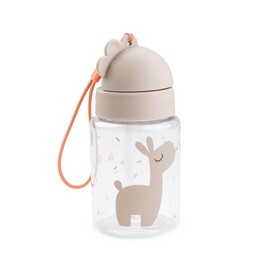 Done by Deer Drinking Bottle with Straw - Celebration Sand - 280ml - Lalee Design - BPA Free & Leak-Proof - For Nursery, School & Travel - Ages 6+ Months