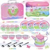 Tea Party Set for Toddles 3-5,53PCS Musical Kids Tea Set