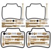 4 Sets Carburetor Rebuild Fix Kit Carb Overhaul Seals Fit