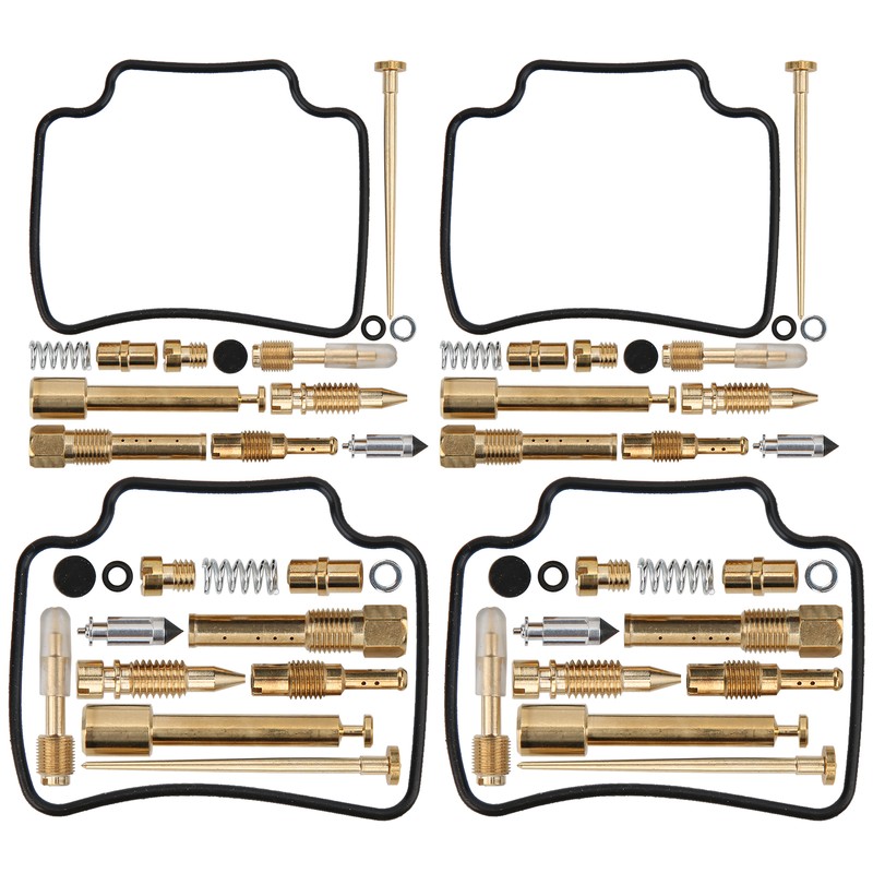 4 Sets Carburetor Rebuild Fix Kit Carb Overhaul Seals Fit