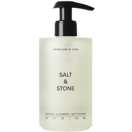 Salt & Stone Salt & Stone Face Wash for Women & Men, Spirulina & Yuzu Gentle Facial Cleanser, Makeup Remover Pore Minimizer with Hyaluronic Acid, Squalane, Skin Care for All Skin Types, Vegan, Cruelty Free, 7.2 oz