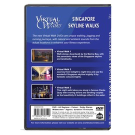 Virtuelle Spaziergänge - Singapur Skyline Laufband und Radfahrtraining