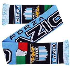 SS Lazio (Serie A) Football Crest Scarf (100% Acrylic)