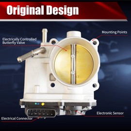 MACAX Electronic Throttle Body Assembly S20123 Compatible with Lexus ES330 RX330 RX400h Toyota Camry Highlander Sienna Solara Replaces 22030-0A020 TB1110 TB1158 977-335