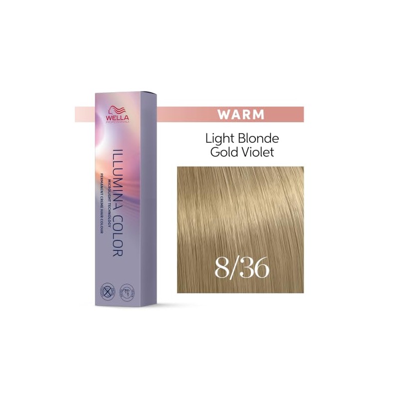 Wella Professionals Illumina Color Tinte Permanente Rubio Cubre Canas