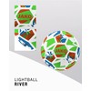 JAKO Lightball River, White/Neon Green/Neon Orange, 5 (350g)