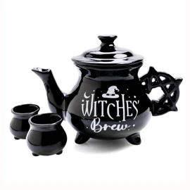 MDI Witches Brew Cauldron Tea Set