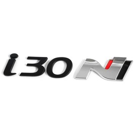 Hyundai 86320S0750 Lettering i30N Sticker Emblem Logo Black/Red