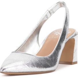 Vince Camuto Women's Hamden Pump, Silver, 10