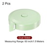 HARFINGTON 2pcs Measuring Tape 1.5M/60-inch Round Retractable Tailors Tape Measure