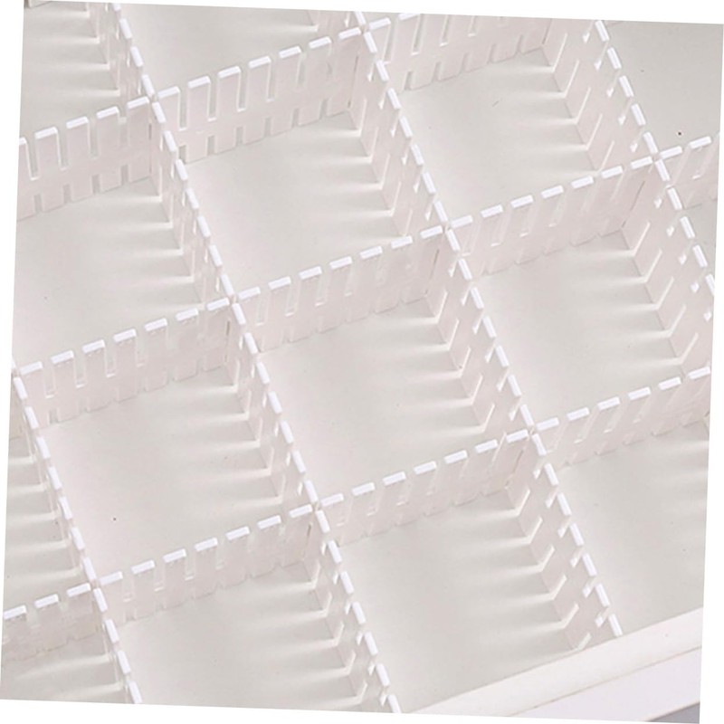 Operitacx Set of 8 Plastic Drawer Dividers DIY Organizer for