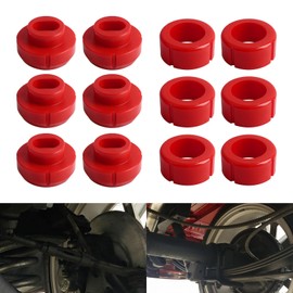 KAVIUS 7-108 Body and Cab Mount Bushing Kit Compatible with Chevy C/R 10/20 K/V 10/20/30 1500/2500 2WD/4WD 1981-1987 Polyurethane Body Cab Mounts Red Fit for GMC C/R 1500/2500 K/V 1500/2500/3500 81-87