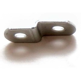 FramingSuppliesFast 1/8 Depth - Offset Mounting Canvas Z Clips for Picture Framing - #6 X 3/8 Pan-Head Screws Included - Hundred (100)