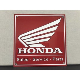 Honda Motorcycle Vintage Logo Sales Service Parts  Garage Sign