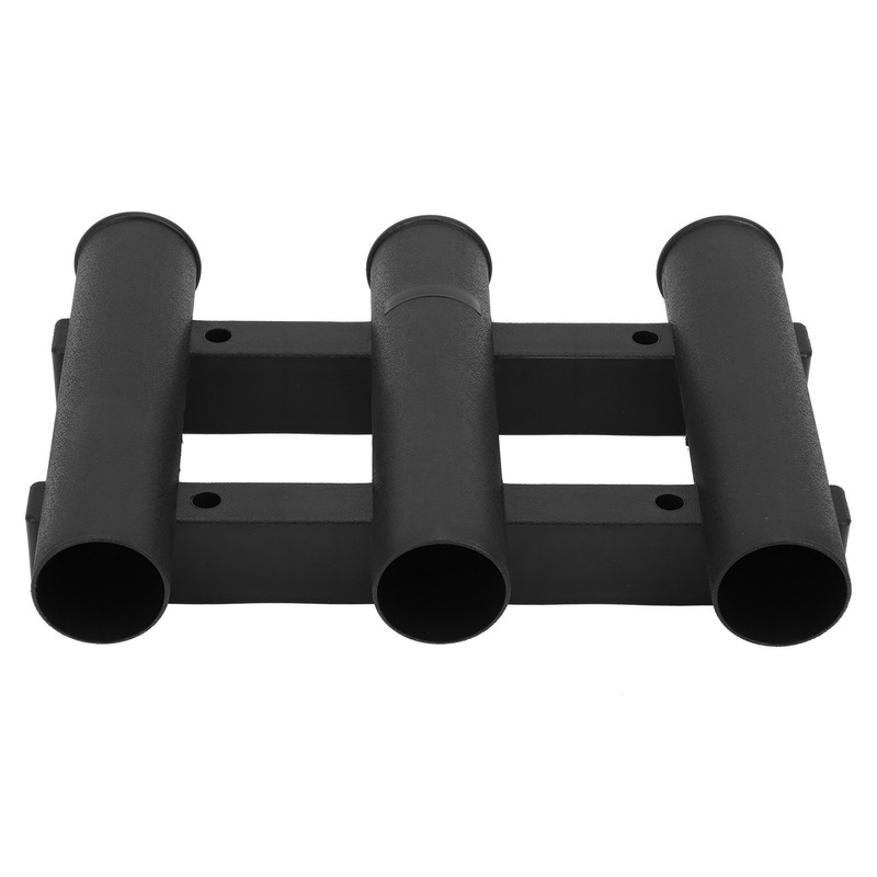 Rod Storage Holder Wall Side Mounted 3 Tube Fishing Pole