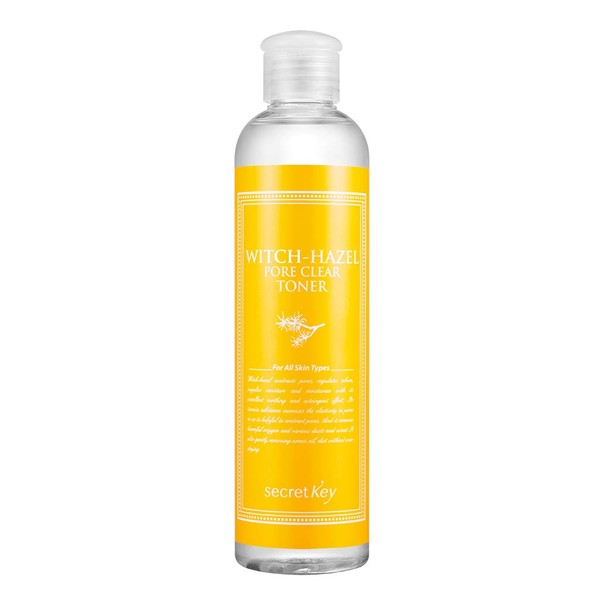[SECRET KEY] Witch-Hazel Pore Clear Toner 8.39 fl.oz. (248ml) - Tightening Pores & Sebum Control with Moisturizing and Soothing, 15 Kinds of Botanical Extracts