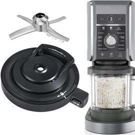 500 Series Outer Bowl Lid and Paddle for Deluxe Ice Cream Maker,Reusable Creami Deluxe Replacement Accessories Compatible with Ninja NC500, NC501, NC501H, NC501HBL, NC501HGN and CN501CO Series