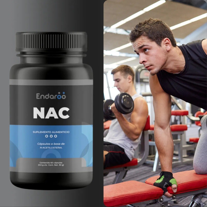Nac N-acetilcisteína 120 Cápsulas 1000 Mg Por Porción Sabor Sin