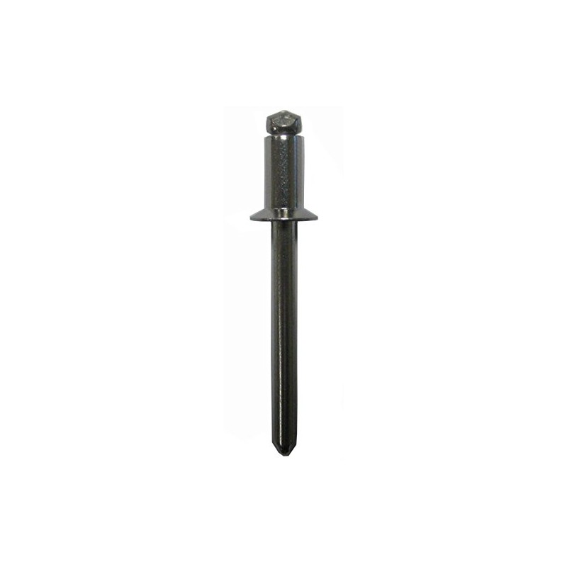 1/8" Diameter X .126-250 Grip Range, Steel, COUNTERSUNK Head (Pack