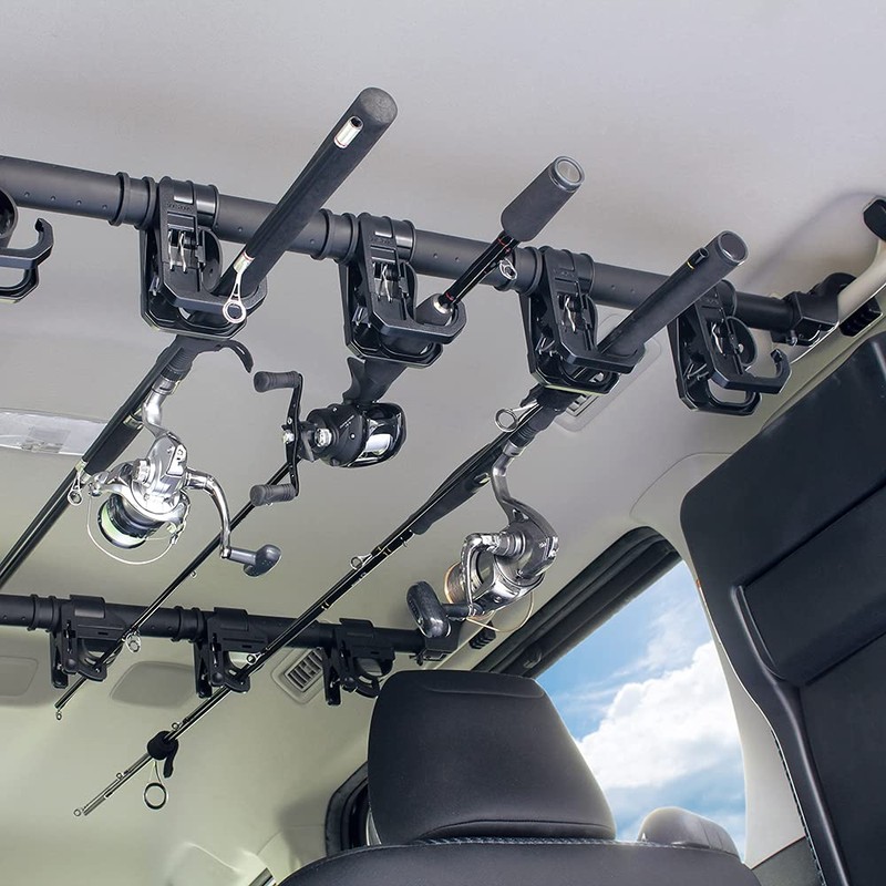 LITTLEMOLE Car Fishing Rod Rack Hooks, 2 Pairs