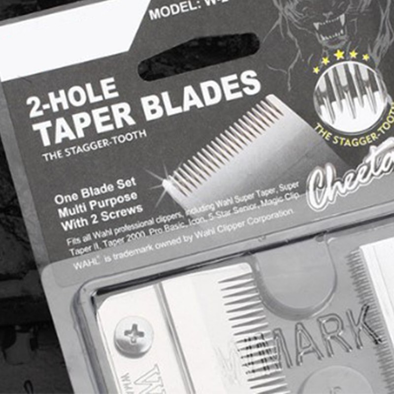 Electric Hair Clipper Blade Stainless Steel Silver Professional Beard Trimmer