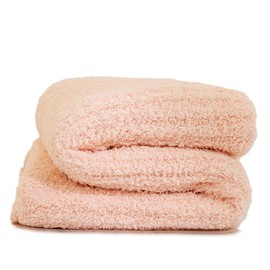 Baby Fluffy Throw Blanket Reversible Ultra Soft Cozy Luxury Blankets for Bed or Sofa Crib Stroller Machine Washable(Pink Fuzzy,28"x40")