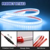 79'' Car Hood Light Strip, Flexible Daytime LED Running Light,