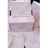 Checkered Pink Aluminum Hair Foils for Highlighting - 5"x10.75" Aluminum