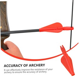 Kisangel 2sets Plastic Arrow Tail Arrow Tail Accessory 20 Replacement for Archers 20pcs*2