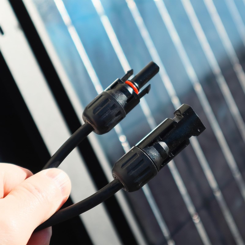 M METERXITY 1-Pair Solar Panel Connector 6 to 1 t