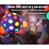 Spinning Disco Ball LED Night Light Projector 360° Rotary Speed/Brightness