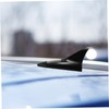 SOLUSTRE 1set Car Fin Antenna Cover Led Warning Lights Solar-Powered