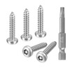 sourcing map #10 x 1" Torx Security Screws, 30pcs Button