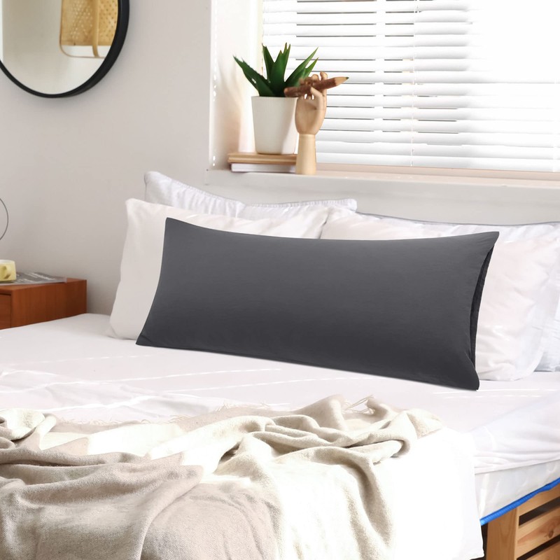 PiccoCasa Long Body Pillow Case Soft Brushed Microfibre Pillow Cover