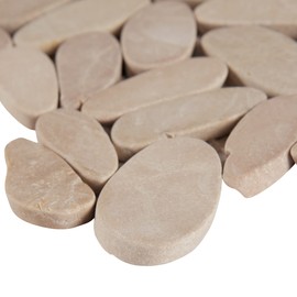 MSI Sliced Pebble Earth Tumbled Marble Tile for Kitchen Backsplash, Wall Tile for Bathroom, Floor Tile, and Shower Wall Tile, Sample