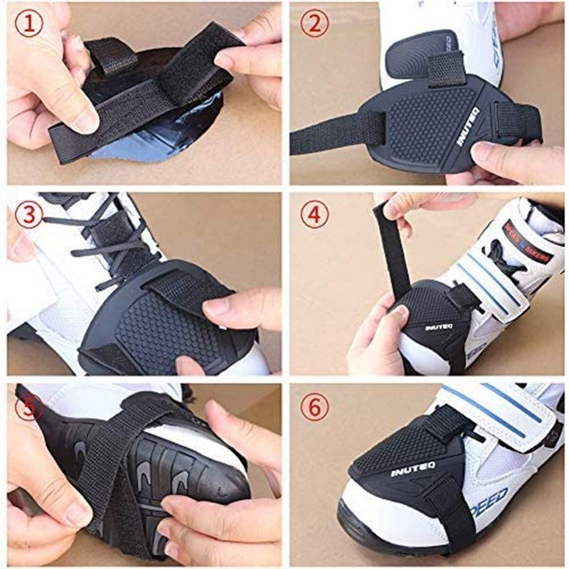 SAMCOS Shift Guard Motorcycle Protector Pad Protective Cover Improved Abrasion
