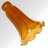 Lily Shade Large Amber Lily/Tulip Lamp Shade #0688