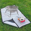 100 x 120 cm Fireproof Underlay Garden Fire Pit Grill