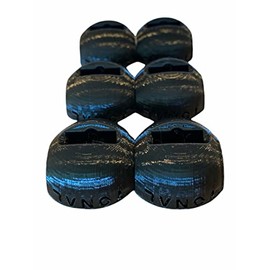 MH3D Generic Brackets - 6 Pack (Black) - Workout Accessory Brackets - Mount Brackets - Bench Mount - Polyvinyl Chloride - Polymer Frame