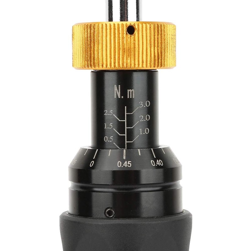 Precision Certified Torque Screwdriver 0.5-3 Nm, Adjustable Torque Screwdriver for