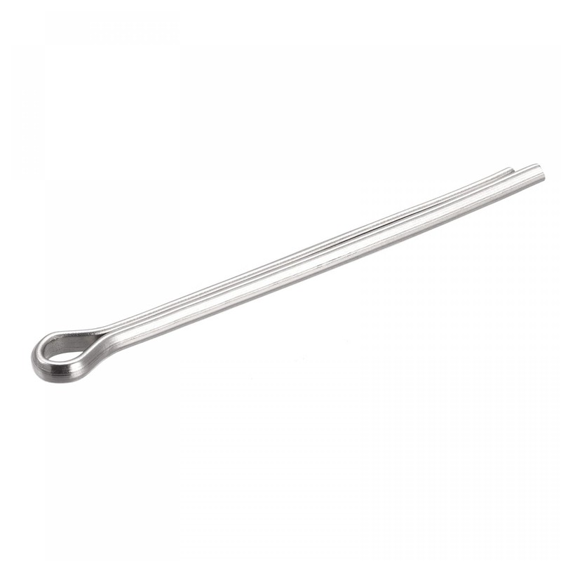 sourcing map Split Cotter Pin, 4mm x 80mm Stainless Steel